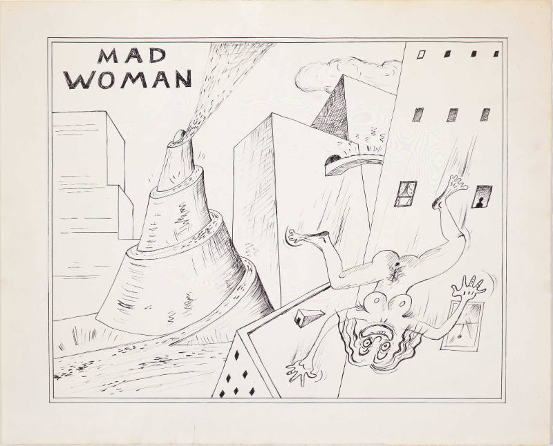 Preparation drawing for Mad Woman