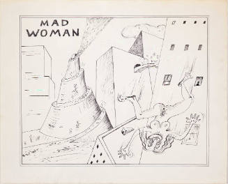 Preparation drawing for Mad Woman