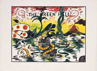 Preparation drawing for The Connecticut Ballroom: The Green Hell