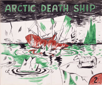 Study for The Connecticut Ballroom: Arctic Death Ship