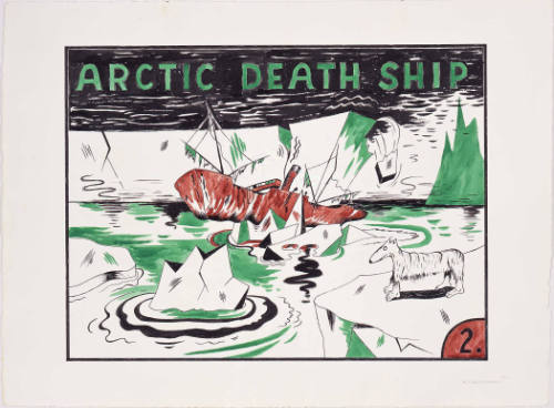 Preparation drawing forThe Connecticut Ballroom: Arctic Death Ship