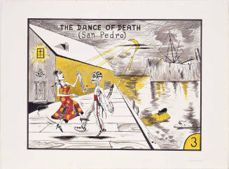 Preparation drawing for The Connecticut Ballroom: Dance of Death