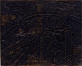Woodblock for Human Cannonball