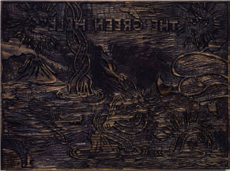 Woodblock for The Connecticut Ballroom: The Green Hell