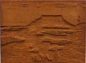 Woodblock for The Connecticut Ballroom: Deserted Airport N.M.