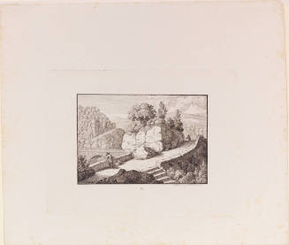 Six Etchings after Drawings by Goethe edited by C.A. Schwerdgeburth (Radirte Blätter nach Handzeichnungen von Goethe herausgeben von C.A. Schwerdgeburth): Plate V.