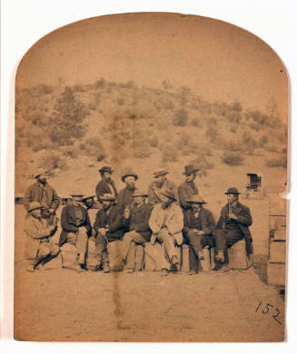 Departure from Camp Mojave, Arizona, September 15, 1871: No. 152. Party Group at Prescott