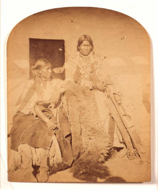Departure from Camp Mojave, Arizona, September 15, 1871: No. 41. Jacarilla Apache Brave and Squaw lately wedded