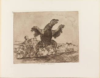 The Carnivorous Vulture (El buitre carnívoro), from The Disasters of War (Los desastres de la guerra)