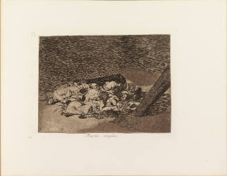 Harvest of the Dead (Muertos recogidos), from The Disasters of War (Los desastres de la guerra)
