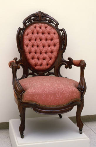 Gentleman's Armchair (in the Rococo Revival style)
