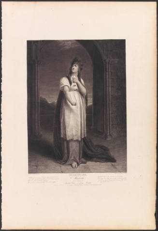 Boydell's Illustrations of Shakespeare, Vol. I: Macbeth, Act I, Scene V (after Richard Westall)
