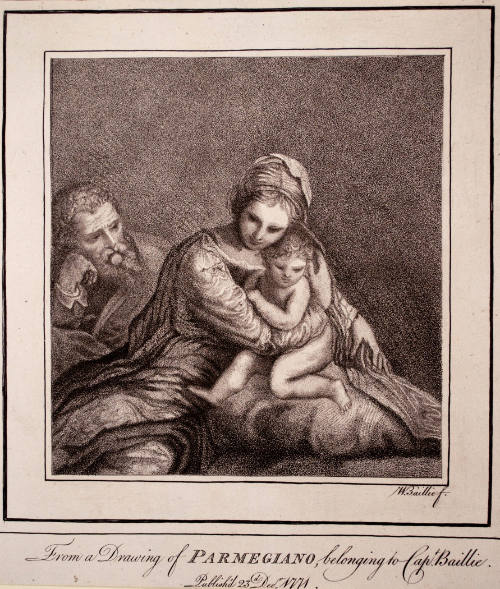 The Holy Family (after drawing by Parmigianino)