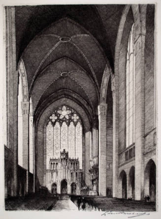 Interior of the Chapel, University of Chicago