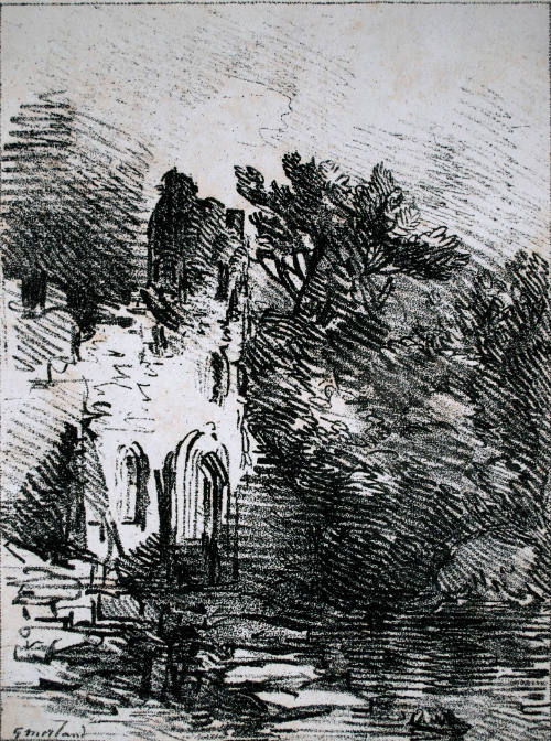 A Ruined Church (after George Morland)