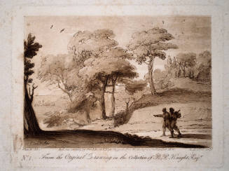 Landscape with Travelers (after Claude Lorrain)