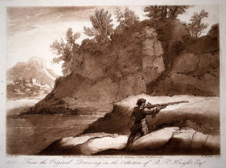 Landscape with Hunter Shooting