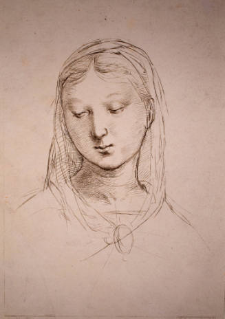 Head of the Virgin (after Raphael)