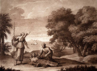 Diana and Two Men, One Wounded by an Arrow