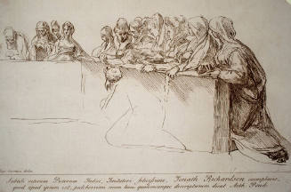 Nuns at the Communion Table (?) (after Agostino Carracci)