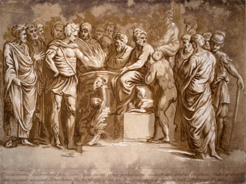 Mutius Acaevola (after Polidoro da Caravaggio)