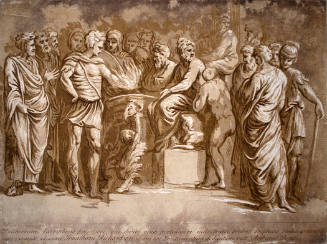 Mutius Acaevola (after Polidoro da Caravaggio)