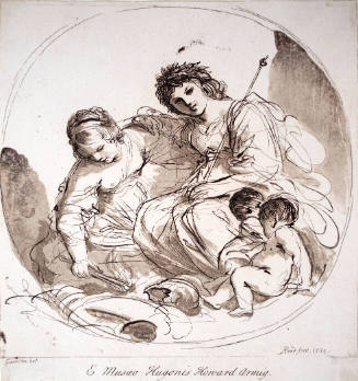 Madonna and Child With St. Anne and the Young St. John the Baptist (after Guercino)