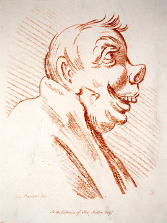 Head of Laughing Man (after Carlo Maratta)