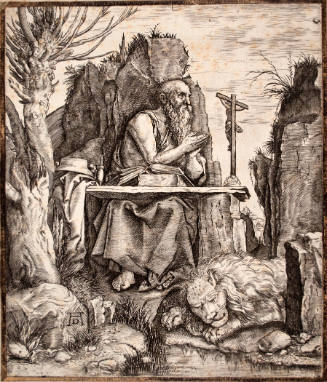 St. Jerome by the Pollard Willow (after Albrecht Dürer)