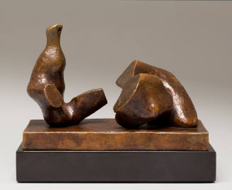 Two-Piece Reclining Figure: Maquette No. 3