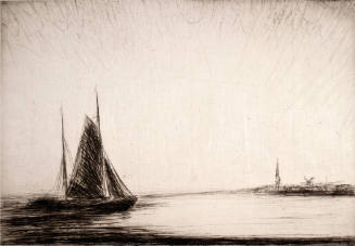 Monnickendam (A Single Sailboat)