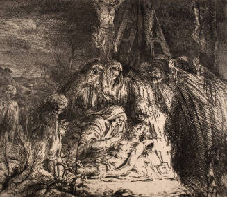 Jesus and Mourning Disciples (Lamentation)