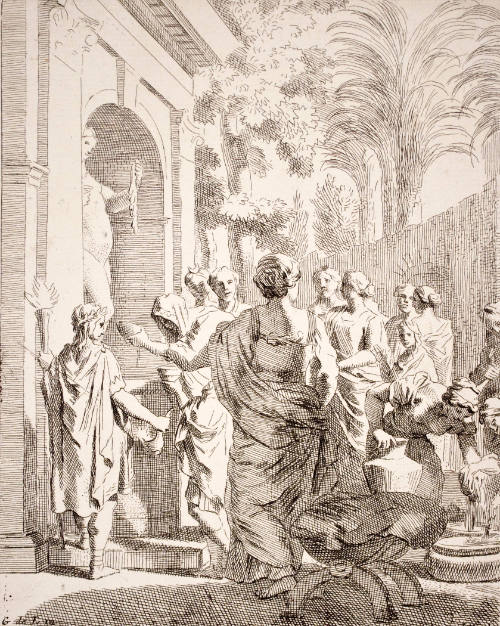Woman Sacrificing at a Pagan Altar (after Gerhard de Lairesse)