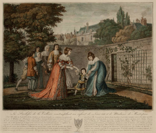 La Duchesse de la Vallière contemplant un enfant de Louis XIV et de Mme. de Montespan