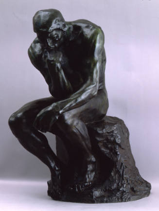 The Thinker (Le Penseur, originally titled The Thinker: The Poet , Fragment of a Door)