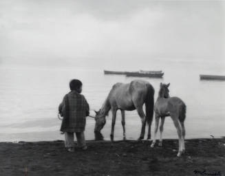 Untitled (Boy and Two Horses)