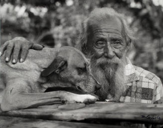 Untitled (Bearded Man with Dog)