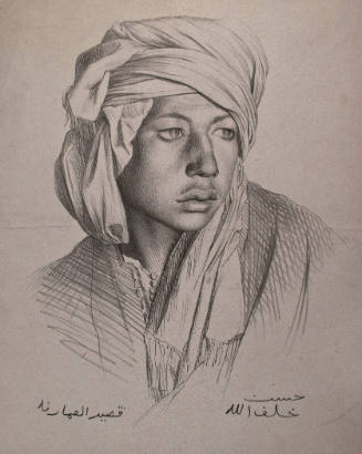 Study of a Youth Wearing a Turban