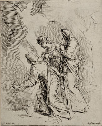 The Three Marys at the Tomb (after Salvator Rosa)