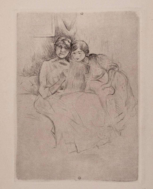 Two Women (Self-Portrait with Daughter)
