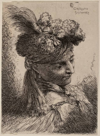 Head of Oriental Woman (after Giovanni Benedetto Castiglione)