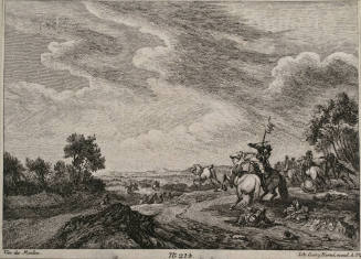 Battle Scene (after painting by van der Meulen)