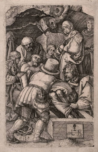 The Entombment of Christ (after engraving by Albrecht Dürer)
