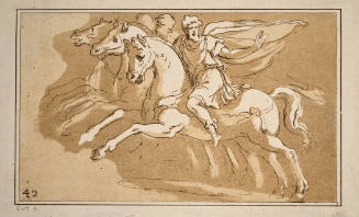 Three Horsemen in Roman Costume (after Polidoro da Caravaggio)