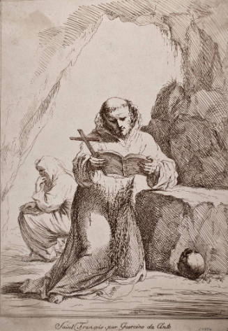 St. Francis Kneeling (after Guercino)