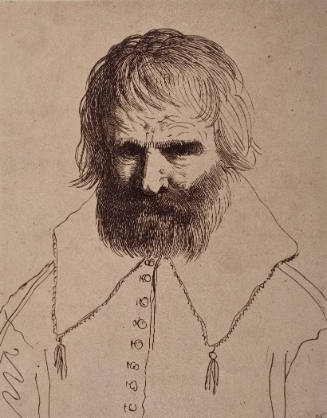 Bearded Man (after Guercino)