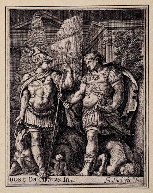 Two Warriors (after Polidoro da Caravaggio)