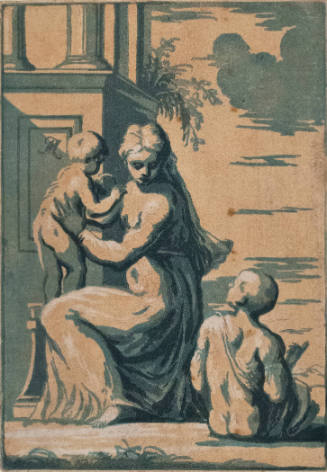 Woman with Two Children (after Parmigianino)