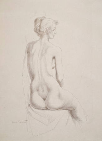 A Seated Nude Woman