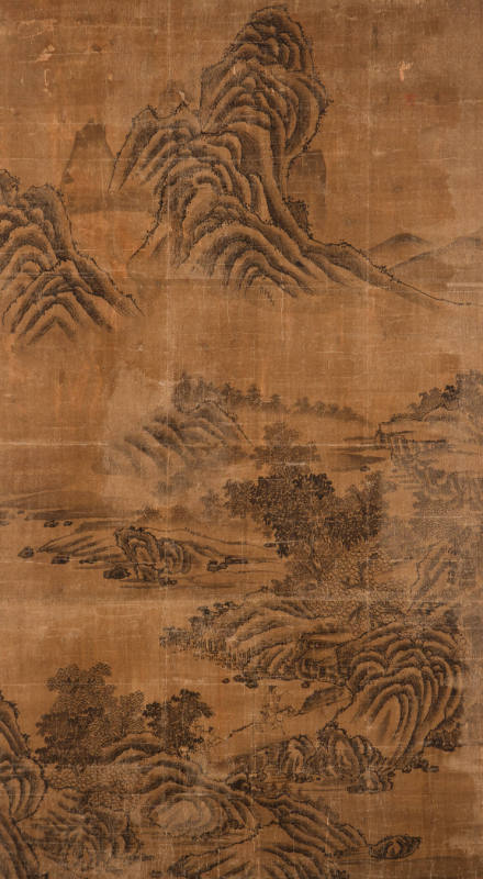 Joseon painting: Travelers among Streams and Mountains 潮鮮畫, 溪山行陸旅圖